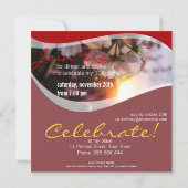 Uitnodiging lente bloesems Flower Party (Achterkant)