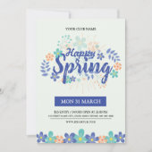 Uitnodiging lente brochure (Voorkant)