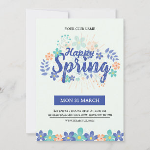 Uitnodiging lente brochure