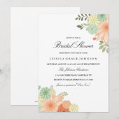 Uitnodiging lentevloeistofbridal (Voorkant / Achterkant)