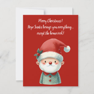 Uitnodiging Leuk kerstkaartje