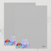 Uitnodiging { Lieveheersbeestje } (Voorkant / Achterkant)