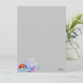 Uitnodiging { Lieveheersbeestje } (Staand voorkant)