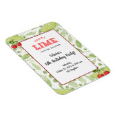 Uitnodiging "Limoen" Magneet (Rechterzijde)