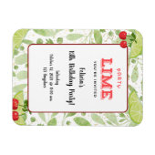 Uitnodiging "Limoen" Magneet (Horizontaal)