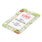 Uitnodiging "Limoen" Magneet (Linkerzijde)