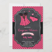 Uitnodiging lingerie bruisfeest (Voorkant)