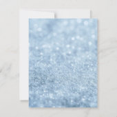 Uitnodiging - Lit Blue Glit Fab future Mrs Bridal (Achterkant)