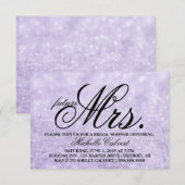 Uitnodiging - Lit Paars Glit Vrijgezellenfeest fut (Voorkant / Achterkant)