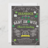 Uitnodiging Little Shamrock Baby Shower (Voorkant)