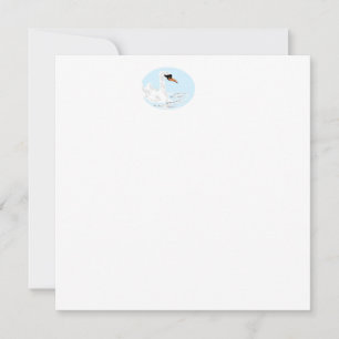 Uitnodiging : Logo van een zwaan