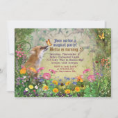 Uitnodiging Magical Fox Forest Party (Voorkant)