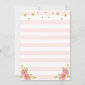 Uitnodiging Magical Rainbow Unicorn Birthday Party (Achterkant)