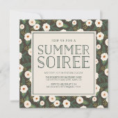 Uitnodiging Magnolia Blossom Summer Soiree Party (Voorkant)