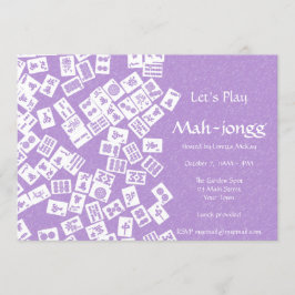 Uitnodiging Mah-jongg Game Party