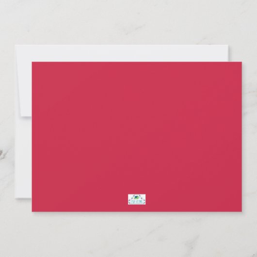 Uitnodiging Mah-Jongg Game Party (Achterkant)