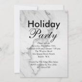 Uitnodiging Marble Corporate Holiday Party (Voorkant)