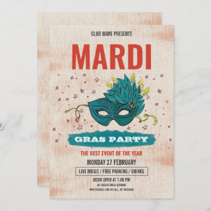 Uitnodiging Mardi Gras