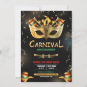 Uitnodiging Mardi Gras (Voorkant)