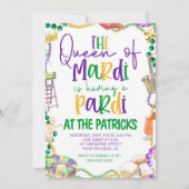 Uitnodiging Mardi Gras (Voorkant)