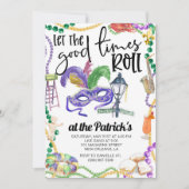 Uitnodiging Mardi Gras (Voorkant)