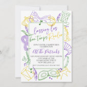 Uitnodiging Mardi Gras (Voorkant)