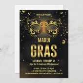 Uitnodiging Mardi Gras (Voorkant / Achterkant)
