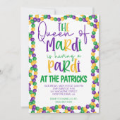 Uitnodiging Mardi Gras (Voorkant)