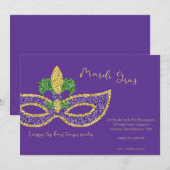 Uitnodiging Mardi Gras (Voorkant / Achterkant)
