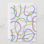 Uitnodiging Mardi Gras (Achterkant)