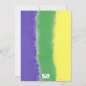 Uitnodiging Mardi Gras (Achterkant)