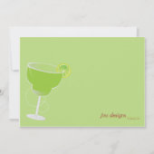 Uitnodiging Margarita Party (Achterkant)