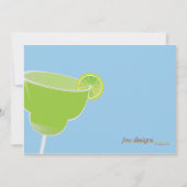 Uitnodiging Margarita Party (Achterkant)