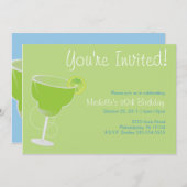 Uitnodiging Margarita Party (Voorkant / Achterkant)