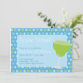 Uitnodiging Margarita Party (Staand voorkant)