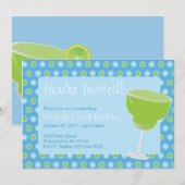 Uitnodiging Margarita Party (Voorkant / Achterkant)