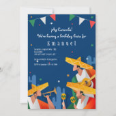Uitnodiging Mariachi Mannen (Voorkant)