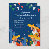 Uitnodiging Mariachi Mannen (Voorkant / Achterkant)