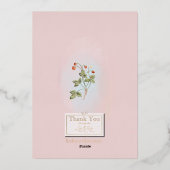 Uitnodiging Marie Antoinette Versailles Barok (Achterkant)