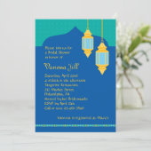 Uitnodiging Marokkaanse lantaarns-balswerper (Staand voorkant)