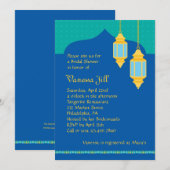 Uitnodiging Marokkaanse lantaarns-balswerper (Voorkant / Achterkant)