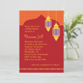 Uitnodiging Marokkaanse lantaarns-balswerper (Staand voorkant)