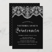 Uitnodiging Marokkaanse partij Lace Pattern Quince (Voorkant / Achterkant)