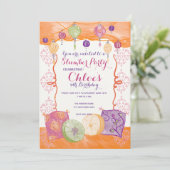 Uitnodiging Marokkaanse Slumber-partij (Staand voorkant)