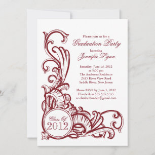 Uitnodiging  Maroon Graduation Party