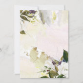 Uitnodiging Marsala Oil Typography Engagement Part (Achterkant)