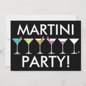 Uitnodiging - Martinis Going, Going, GONE (Voorkant)