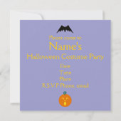 Uitnodiging Martzkin Halloween Party (Achterkant)