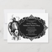 Uitnodiging Masquerade Halloween Costume Party (Voorkant)