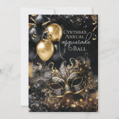 Uitnodiging Masquerade Party (Voorkant)